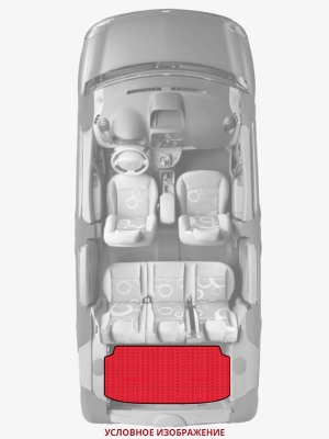 ЭВА коврики «Queen Lux» багажник для Audi S4 (B6)